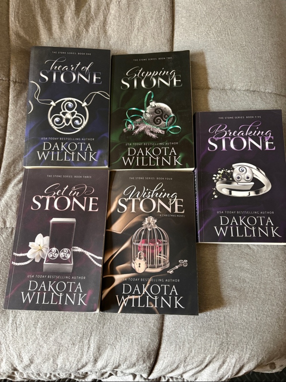 Dakota Willink The Stone Saga Paperback Book Set